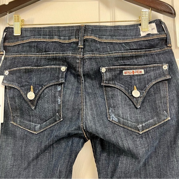 NWT HUDSON COLLIN MIDRISE SKINNY Supermodel Jeans Flap Pockets, Premium 27 - Picture 11 of 14